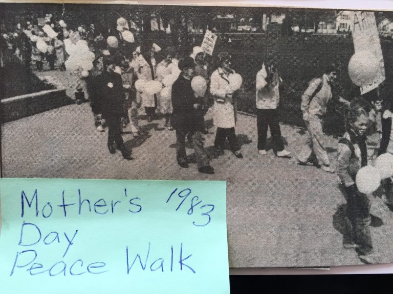 mother's day peace walk